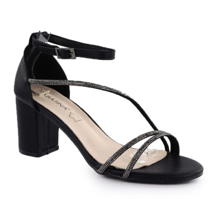 Dámské ažurové sandály béžové model 21904482 - Sabatina