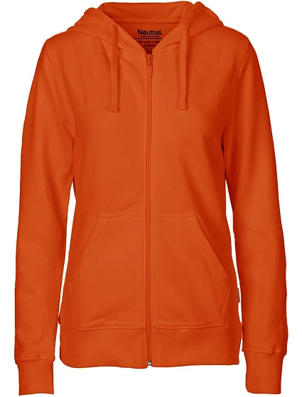 Neutral O 83301 Dámská mikina s kapucí z bio bavlny 77.8331 orange Neutral O 83301 Dámská mikina s kapucí z bio bavlny 77.8331 orange