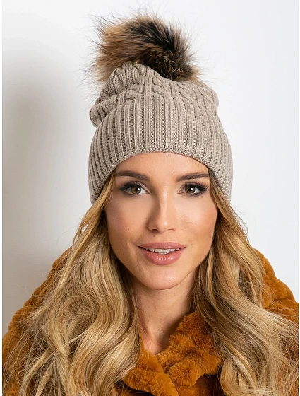 Dámská čepice AT CZ model 14831873 tmavě lila - FPrice
