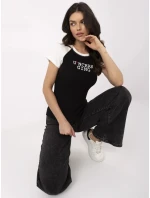 Tričko NM TS V7939.50 černé a bílé