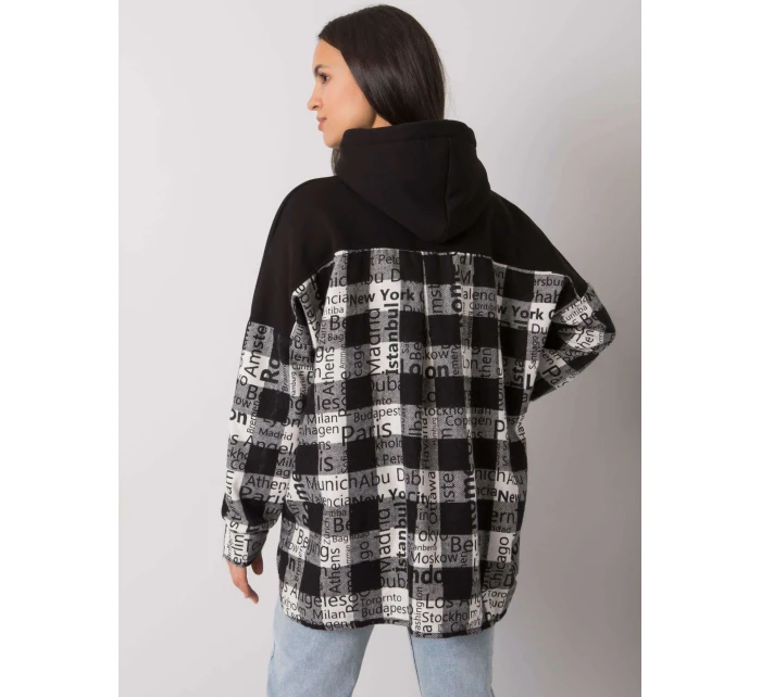 Mikina RV BL 7312.14 černobílých