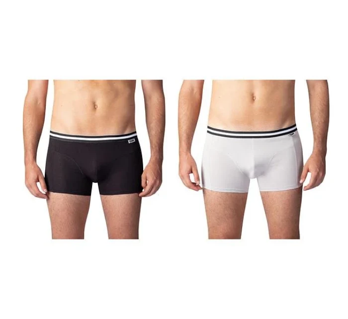 Dvojbalení bavlněných boxerek COTTON STRETCH BOXER 2x - BELLINDA - černá