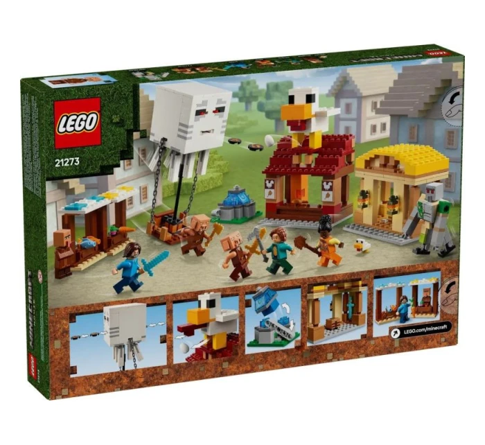 LEGO Minecraft 21273 Útok balónu Ghast na vesnici (VÝPRODEJ) LEGO Minecraft 21273 Útok balónu Ghast na vesnici (VÝPRODEJ)