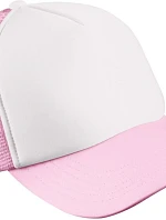 Daiber MB 71 Dětská 5 panelová síťovaná kšiltovka 03.0071 white/baby pink