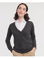 Russell Athletic 715F Dámský pletený cardigan s výstřihem do V 11.715F black Russell Athletic 715F Dámský pletený cardigan s výstřihem do V 11.715F black