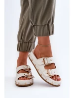 Dámské žabky na platformě Big Star model 21653891 Bílé - Big Star Shoes Dámské žabky na platformě Big Star model 21653891 Bílé - Big Star Shoes