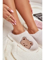 Dámské Kožené Pantofle Béžové model 21679595 - Boto Dámské Kožené Pantofle Béžové model 21679595 - Boto