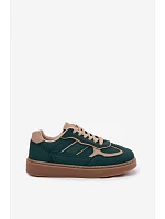 Nízké dámské tenisky Zelené Brenelle