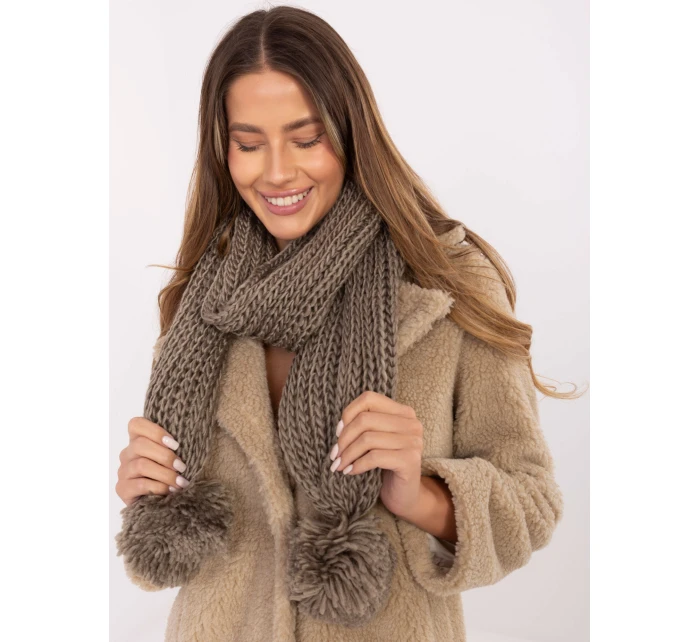 Szalik AT SZ S model 21488744 ciemny bezowy - FPrice