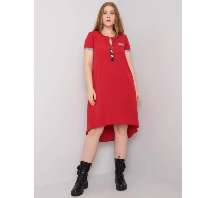 Šaty LK SK 506827.45 červená