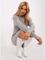 PM SK PM319 šaty.19 šedá
