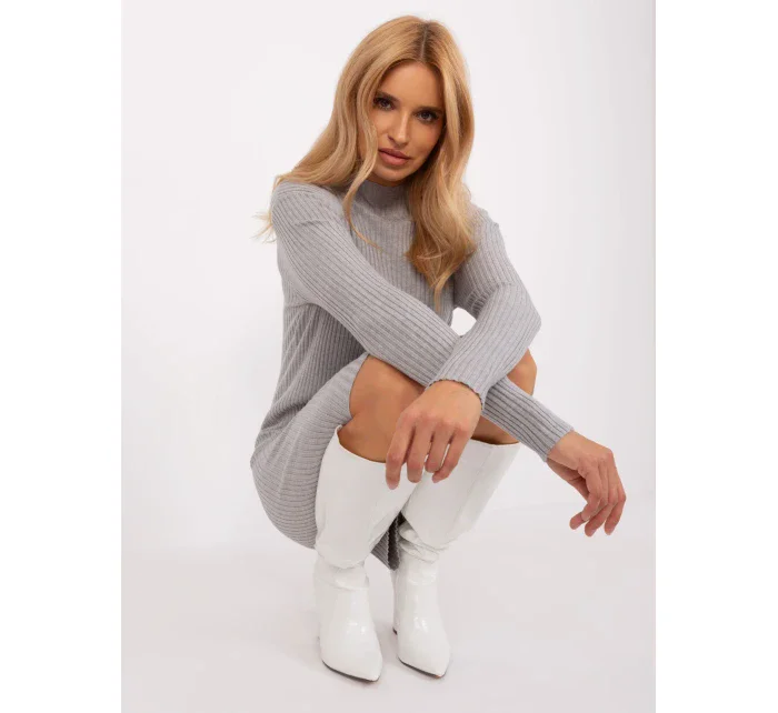 PM SK PM319 šaty.19 šedá