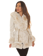 Sexy zimní bunda s umělou kožešinou Detaily