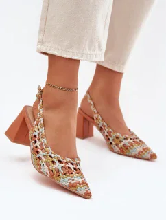 Sandály na podpatku  model 214086 Step in style