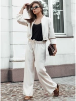 Dámská světle béžová bunda bomber MADDIE FashionStreet RY2655