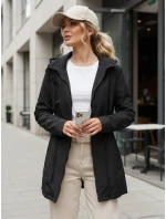 Dámská bunda parka s kapucí černá FashionStreet TY5569