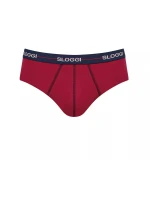 Pánské slipy Start Midi C2P box - BLUE - DARK COMBINATION - kombinace modré M008 - SLOGGI Pánské slipy Start Midi C2P box - BLUE - DARK COMBINATION - kombinace modré M008 - SLOGGI