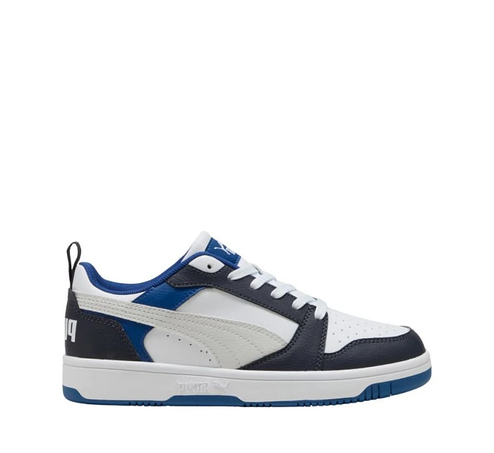 Dětské boty Rebound Lo Mid white and blue 28 model 21396408 - Puma