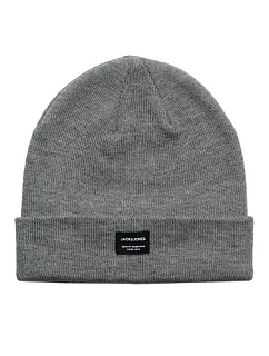 Čepice Jack&Jones Jacdna Beanie Noos M 12092815 šedá pánská