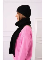 Dámská souprava s šátkem Amelia model 18751581 černá - K-Fashion