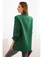 Sako s klopami elegantní zelené Sako s klopami elegantní zelené