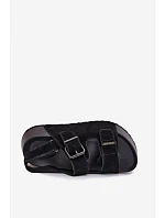 Semišové sandály na platformě Big Star TT274237 Černé Semišové sandály na platformě Big Star TT274237 Černé