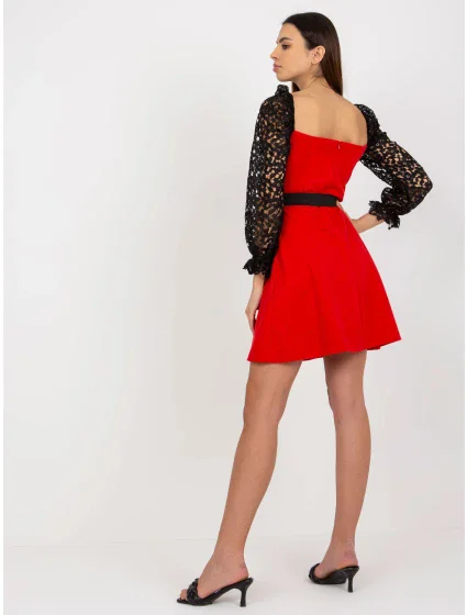 Dámské šaty LK SK  červená  model 18027268 - FPrice