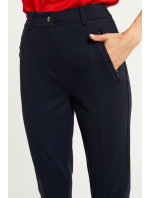 Monnari Elegantní kalhoty Kalhoty z elastického materiálu Modrá