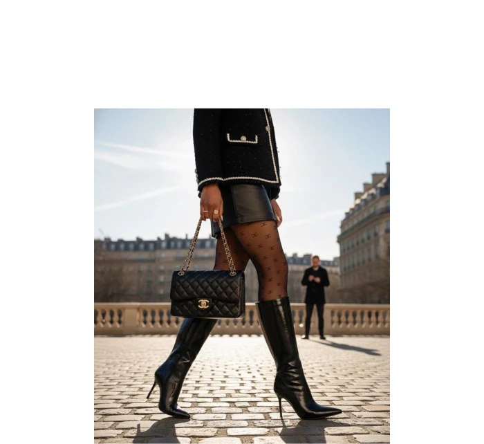 Kozačky na podpatku  model 221674 Solea