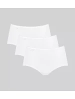 Dámské kalhotky Sloggi 24/7 Cotton Midi C3P bílé Dámské kalhotky Sloggi 24/7 Cotton Midi C3P bílé