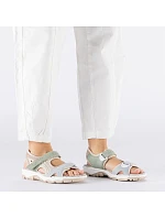 Pohodlné dámské barevné sportovní sandály na suchý zip Rieker 68866-94