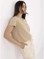 T shirt CLM TS model 21091808 beżowy - FPrice