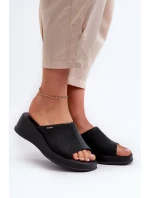 Dámské pantofle na klínku ZAXY Černá Dámské pantofle na klínku ZAXY Černá