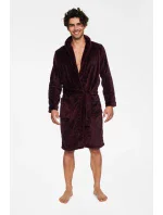 Pánský župan TRICK 40067 AW22 kaštanový - Henderson Pánský župan TRICK 40067 AW22 kaštanový - Henderson