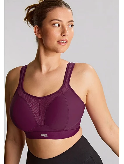Sportovní podprsenka model 22046478 34 D Bordó - Panache