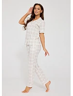 Pyžamo Cornette 879/342 Holly kr/r S-2XL rozepínací