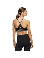 Sportovní podprsenka adidas Aeroreact Training Light-Support 3-Stripes W HC7862