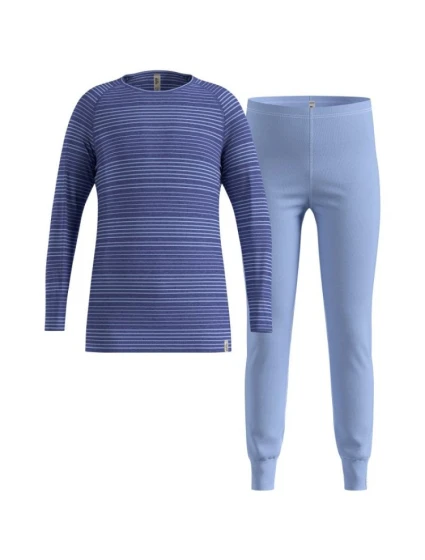 Termoprádlo - Odlo set dlouhý ACTIVE WARM SET velikost 92cm modrá