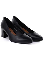 Dámské lodičky na podpatku černé Sergio model 22099499 - LEONE Dámské lodičky na podpatku černé Sergio model 22099499 - LEONE