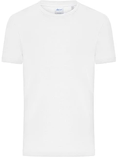 Daiber 8040 Pánské bio tričko s jemným žebrováním 02.8040 white