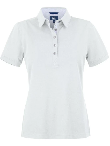 Cutter & Buck Advantage Premium Polo W Dámské piqué polo 68.4421 white Cutter & Buck Advantage Premium Polo W Dámské piqué polo 68.4421 white