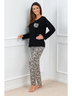 Italská móda Birma long length sp. barva:černá/potisk Italská móda Birma long length sp. barva:černá/potisk