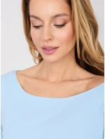 Bluzka RV BZ model 22013750 jasny niebieski - FPrice Bluzka RV BZ model 22013750 jasny niebieski - FPrice