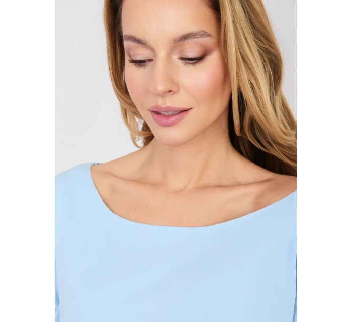 Bluzka RV BZ model 22013750 jasny niebieski - FPrice Bluzka RV BZ model 22013750 jasny niebieski - FPrice