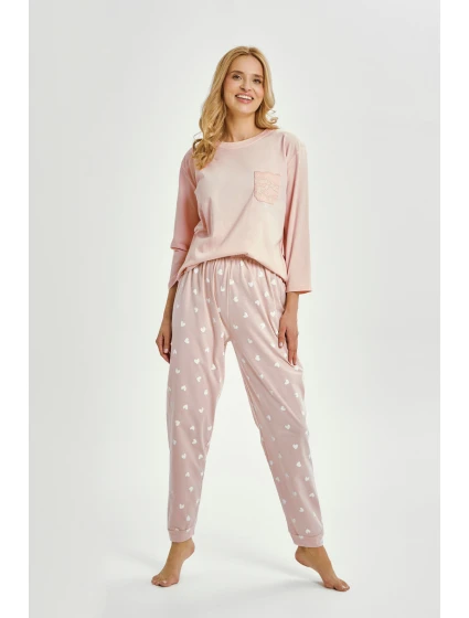 DÁMSKÉ DLOUHÉ PYŽAMO SXL model 21204402 - Taro DÁMSKÉ DLOUHÉ PYŽAMO SXL model 21204402 - Taro