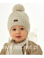 AJS 48-316 Chlapecká sada čepice+šátek AJS 48-316 Chlapecká sada čepice+šátek