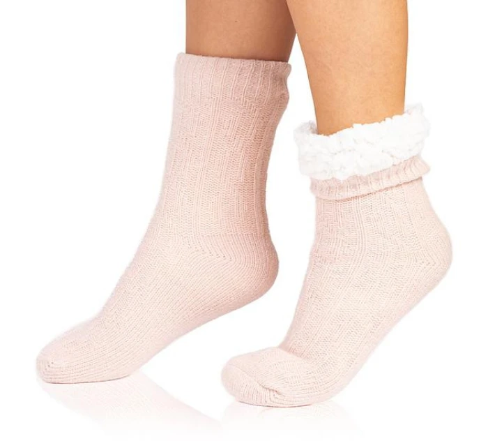 Extrémně teplé ponožky EXTRA WARM SOCKS - BELLINDA - světle růžová