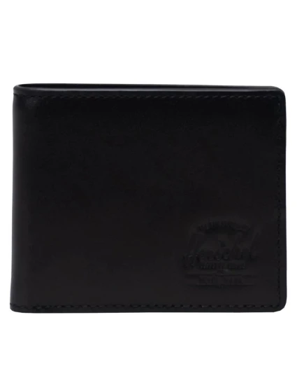 Herschel Hank Kožená peněženka RFID 11151-00001 Black Jedna velikost Herschel Hank Kožená peněženka RFID 11151-00001 Black Jedna velikost