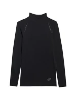 Dámské tričko s dlouhým rukávem 4F F419 deep black 4FWAW25TFLOF419 20S