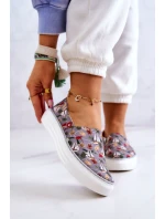 Dámské tenisky nazouvací Memory Foam Big Star model 21577194 šedé - Big Star Shoes